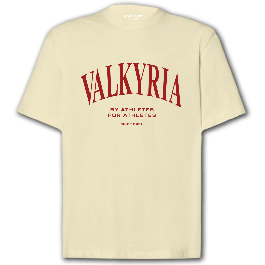 CAMISETA VALKYRIA SINCE 2021 - CREMA