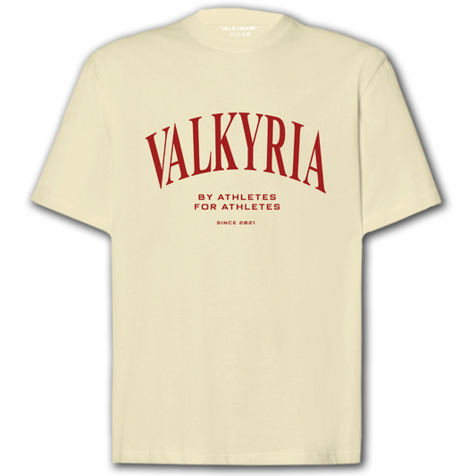 CAMISETA VALKYRIA SINCE 2021 - CREMA