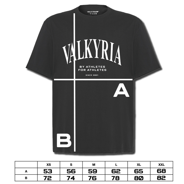 CAMISETA VALKYRIA SINCE 2021 - NEGRO