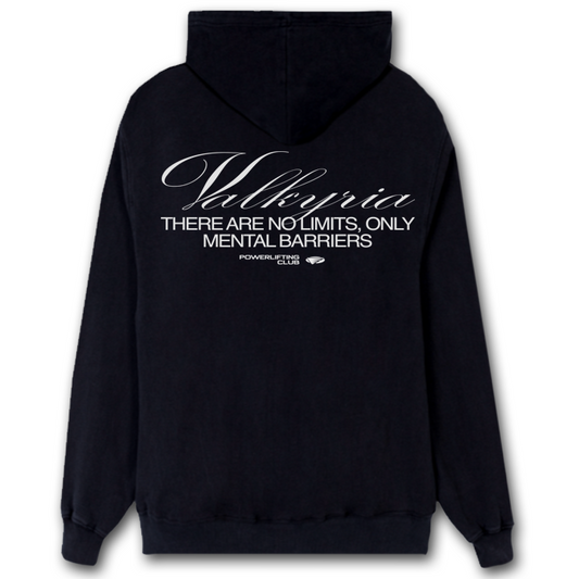 SUDADERA POWER VALKYRIA CLUB - NEGRO