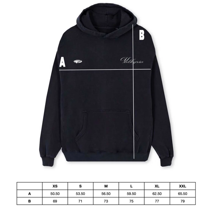 SUDADERA POWER VALKYRIA CLUB - NEGRO