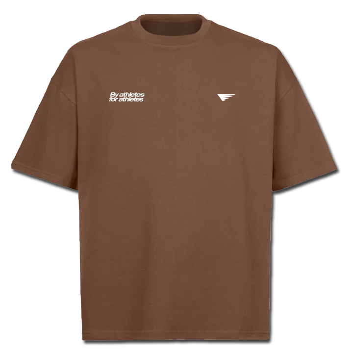 CAMISETA WORKING IN SILENCE - MARRÓN